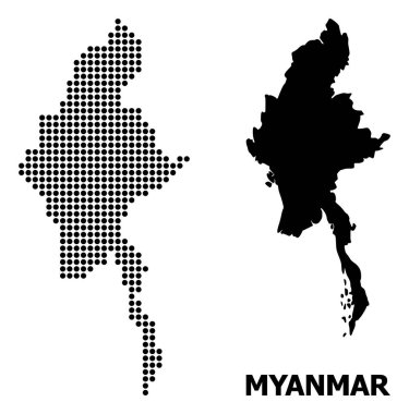 Myanmar Nokta Desen Haritası