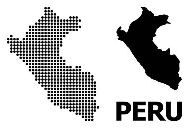 Peru Piksel Desen Haritası