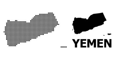 Yemen Noktalı Desen Haritası