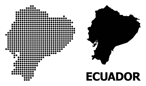 Ekvador Pikselli Desen Haritası