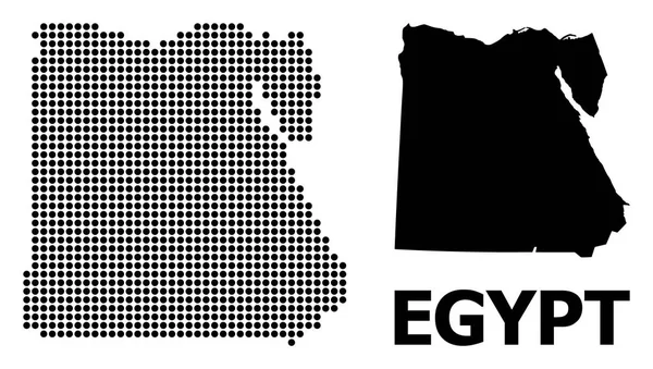 Dot Mozaik Mısır Haritası