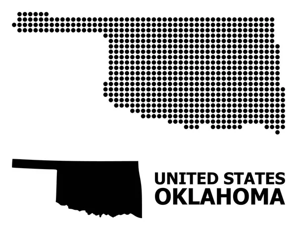 Oklahoma Eyaleti Pikselli Desen Haritası