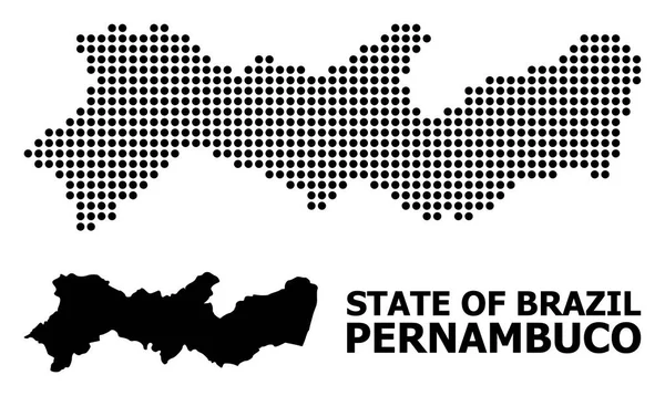 Pernambuco Eyaleti Nokta Desen Haritası