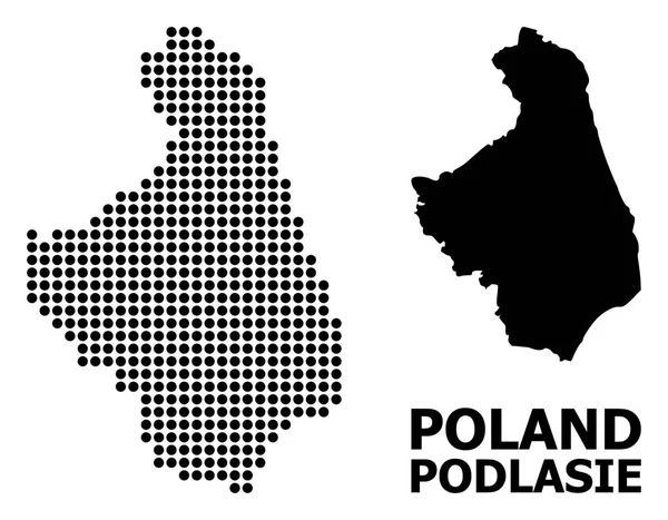 Podlasie Eyaleti Nokta Mozaik Haritası