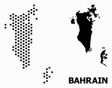 Bahreyn Pikselli Desen Haritası