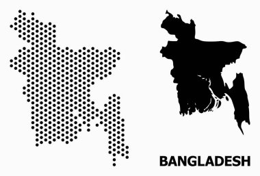 Bangladeş Piksel Mozaik Haritası