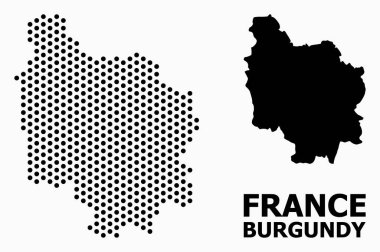 Bordo Bölgesi Dot Mozaik Haritası