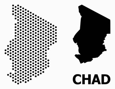 Çad Pikselli Desen Haritası