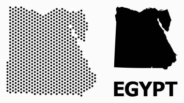 Mısır Piksel Mozaik Haritası