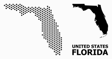 Florida Eyaleti Noktalı Desen Haritası