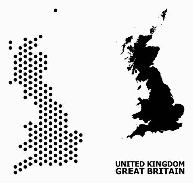 Büyük Britanya Noktalı Desen Haritası