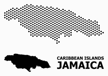 Jamaika Piksel Desen Haritası