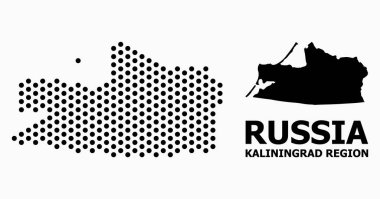 Kaliningrad Bölgesi Piksel Desen Haritası