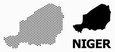 Nijer Piksel Desen Haritası