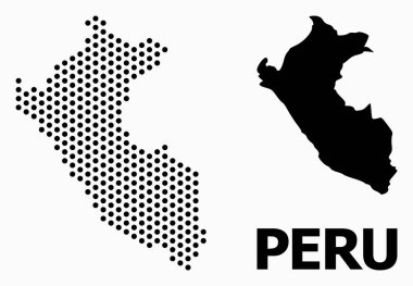 Nokta Mozaik Peru Haritası