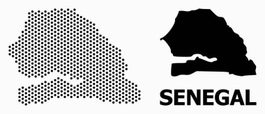 Senegal Nokta Desen Haritası