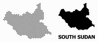 Güney Sudan Piksel Mozaik Haritası