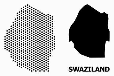 Svaziland Nokta Mozaik Haritası