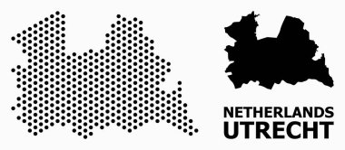 Utrecht Eyaleti Nokta Mozaik Haritası