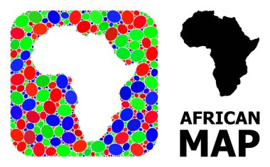 Mozaik Delik ve Katı Afrika Haritası