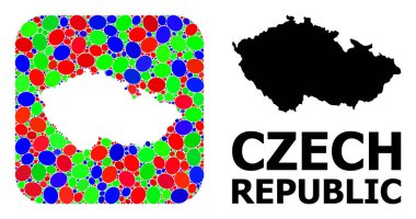 Çek Cumhuriyeti Mozaik Kalıbı ve Katı Haritası