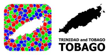 Mozaik Deliği ve Tobago Adasının Katı Haritası