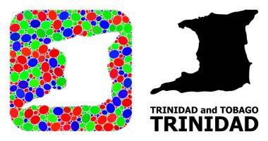 Mozaik Delik ve Trinidad Adasının Katı Haritası