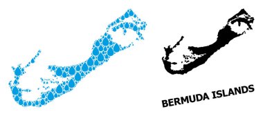 Bermuda Su Damlaları ve Kolaj Haritası