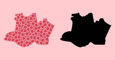 Amazonas Grip Virüsü Simgeleri ve Kolaj Haritası