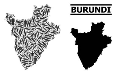 Şırınga Burundi Mozaik Haritası