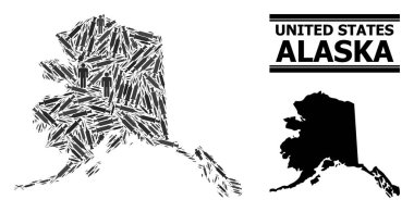 Alaska Eyaleti Mozaik Haritası