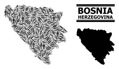 Bosna-Hersek 'in Aşılama Mozaik Haritası