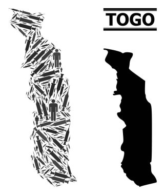 Togo 'nun Aşılama Mozaik Haritası