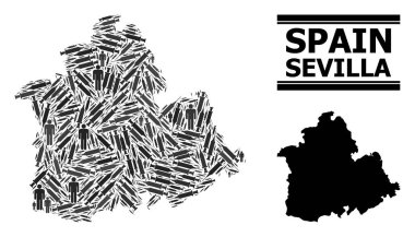 Covid-2019 Sevilla Eyaleti Mozaik Tedavi Haritası