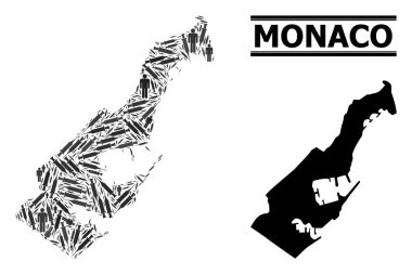 Monako 'nun Aşılama Mozaik Haritası