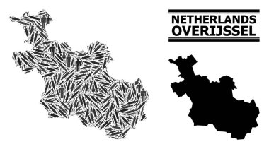 Overijssel Eyaleti Mozaik Haritası