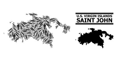 Aziz John Adası Şırınga Mozaik Haritası