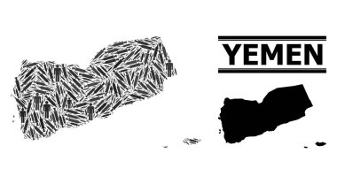 Aşılama Yemen Mozaik Haritası