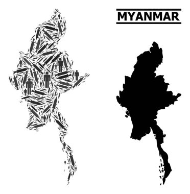 Aşılama Myanmar Mozaik Haritası