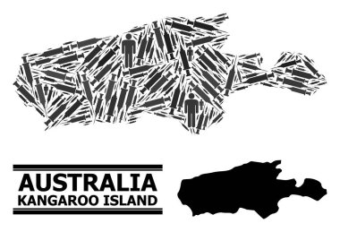 Aşı Mozaik Kanguru Adası Haritası