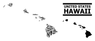 Hawaii Eyaleti Mozaik Haritası