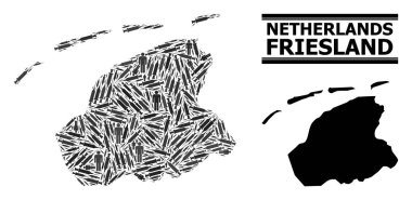 Aşı Mozaik Haritası Friesland Eyaleti