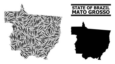 Mato Grosso Eyaleti Mozaik Haritası