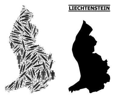Covid-2019 Tedavi Mozaik Liechtenstein Haritası