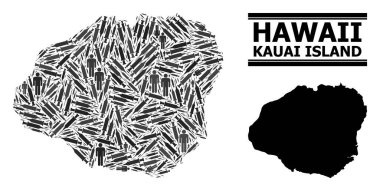 Covid-2019 Kauai Adası Mozaik Tedavi Haritası