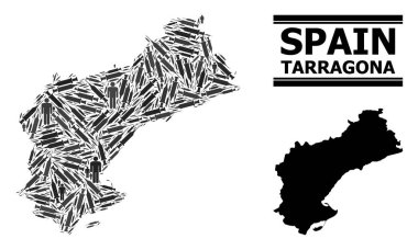 Covid-2019 Tarragona Eyaleti Mozaik Haritası