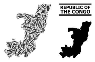 Kongo Cumhuriyeti Şırınga Mozaik Haritası