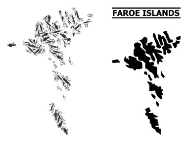 Faroe Adaları Virüs Terapisi Mozaik Haritası