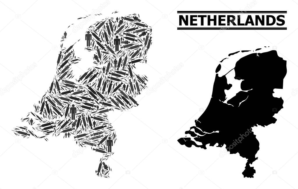 Inoculation Mosaic Map of Netherlands