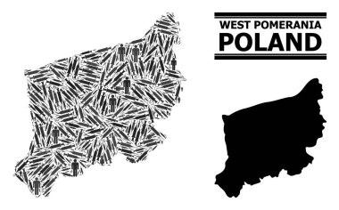 Batı Pomerania Eyaleti Mozaik Haritası